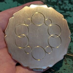 Vintage MCM Stratton Mirror Powder Compact Circa 40's-50's - Unused!